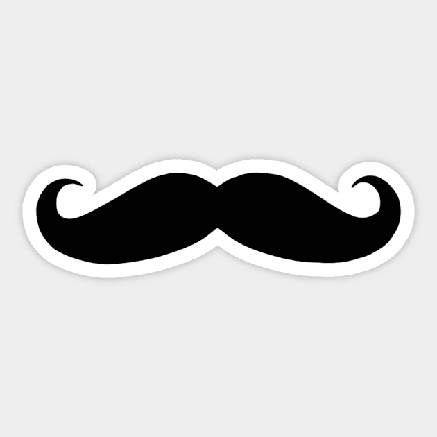 Mustache Sticker by ghjura